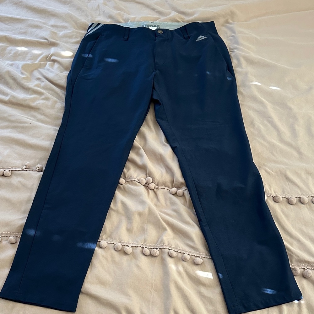 Adidas Men's Dark Blue Chinos
